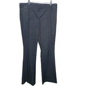 7th Ave Suiting Women's Zipper Accent Stretch Dress‎ Pants Size 12 Tall